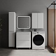 Style Line Тумба с раковиной Бергамо Мини 70 Люкс Plus антискрейтч белая глянцевая – фотография-19